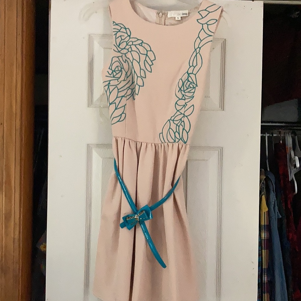 Embroidered boutique dress